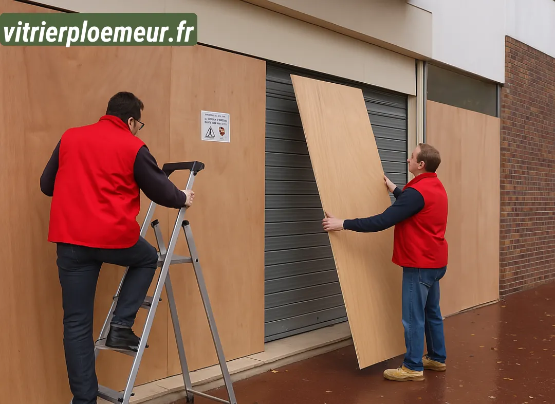 Mise en sécurité fermeture provisoire Ploemeur